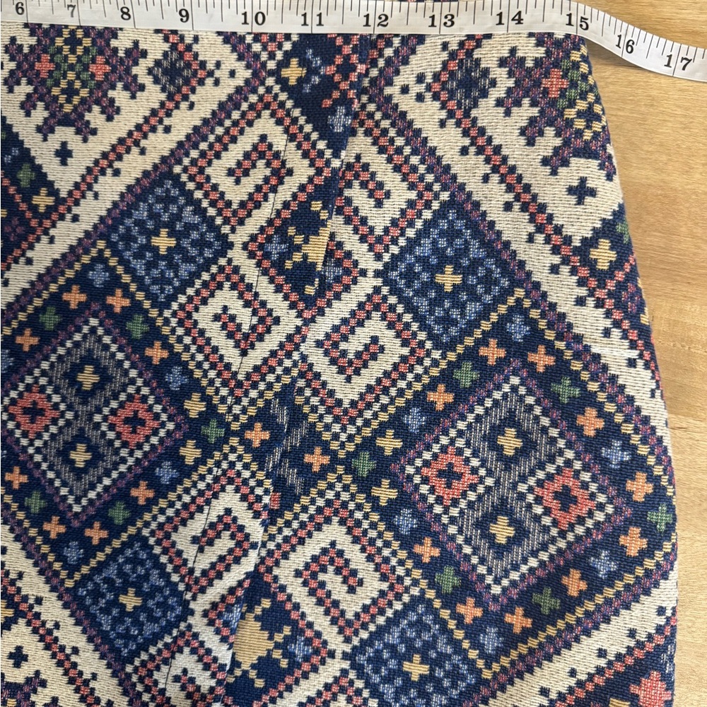 NWT Anniewear Ethic woven jacquard faux wrap skirt - Picture 11 of 14